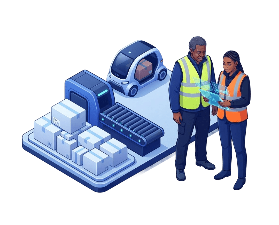 Connecting operations, tracking, and delivery.